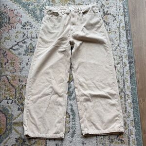 BDG beige high rise corduroy pants